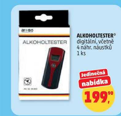 ALKOHOLTESTER, 1 ks