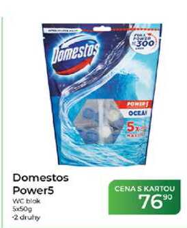 Domestos Power5 WC blok 5x50g 