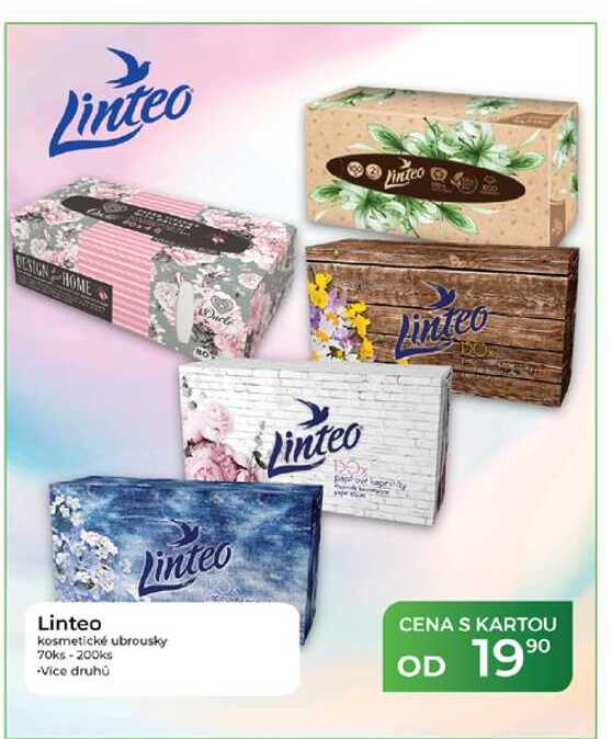 Linteo kosmetické ubrousky 70ks -200ks  