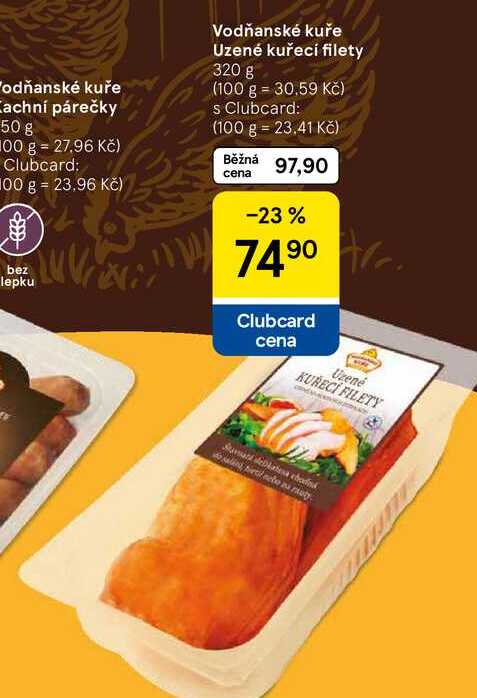 Vodňanské kuře Cachní párečky, 50 g 