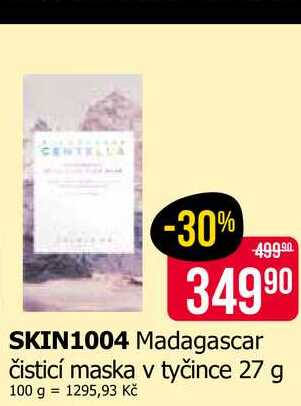 SKIN1004 Madagascar čisticí maska v tyčince 27 g
