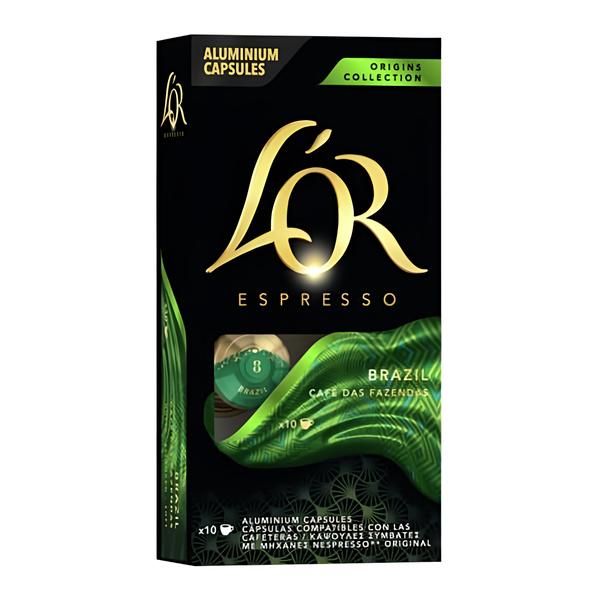 L'OR Brazil (kapsle pro Nespresso®*Original kávovary) 10ks