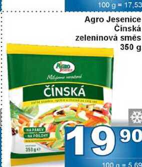 Agro Jesenice Čínská zeleninová směs 350 g