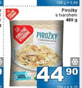 Pirožky s tvarohem 480 g 
