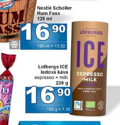 Löfbergs ICE ledová káva espresso + milk 230 g