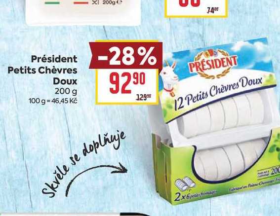 Président  Petits Chèvres Doux 200 g 