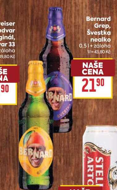 Bernard Grep, Švestka nealko 0,5l