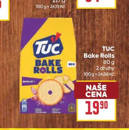 TUC Bake Rolls 80 g 