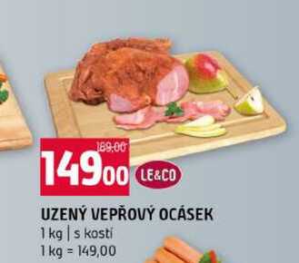 UZENÝ VEPŘOVÝ OCÁSEK 1 kg s kosti 