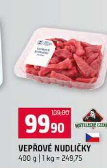 VEPŘOVÉ NUDLIČKY 400 g 