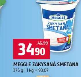MEGGLE ZAKYSANÁ SMETANA 375 g