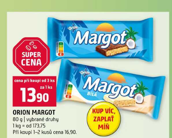 ORION MARGOT 80 g vybrané druhy 