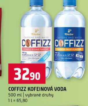 COFFIZZ KOFEINOVÁ VODA 500 ml vybrané druhy 