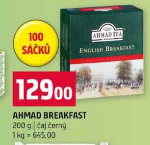 AHMAD BREAKFAST 200 g čaj černý