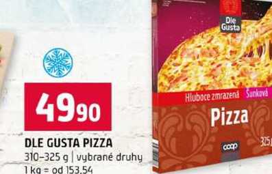 DLE GUSTA PIZZA 310-325 g vybrané druhy 