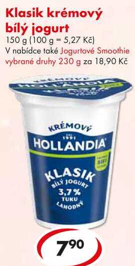 Klasik krémový bílý jogurt, 150 g