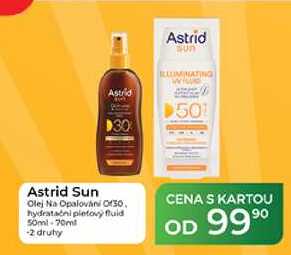 Astrid Sun Olej Na Opalování OF30 hydratačni pietový fluid 50ml-70m