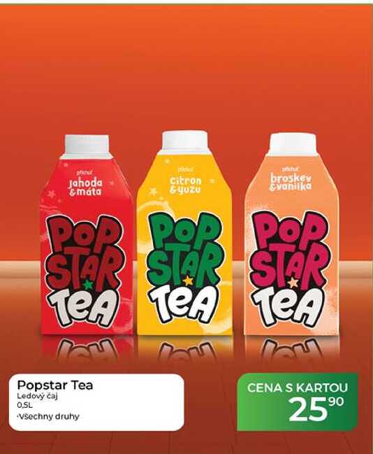 Popstar Tea Ledový čaj 0,5L 