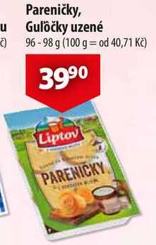 Pareničky, Guľôčky uzené, 96-98 g 