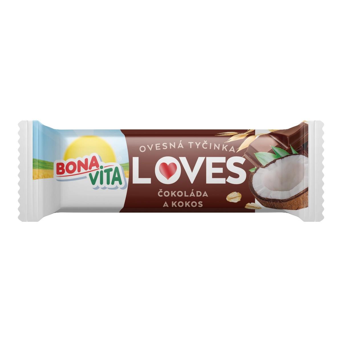 Bonavita LOVES Ovesná tyčinka, 40 g