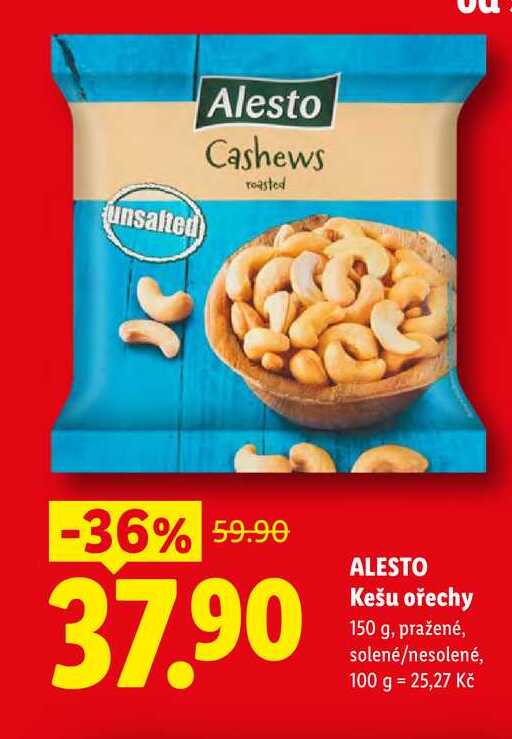 ALESTO Kešu ořechy, 150 g