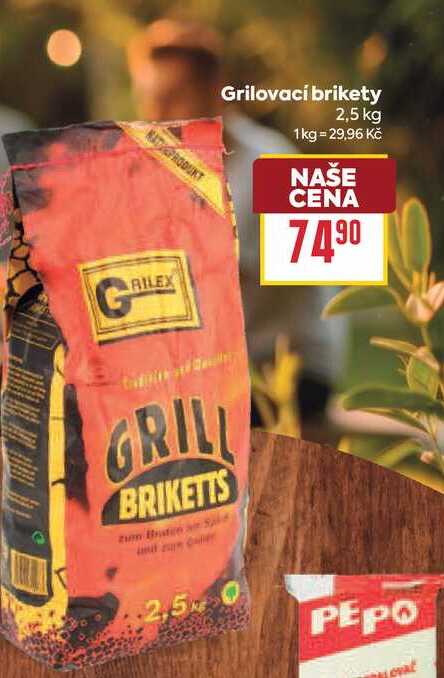Grilovací brikety 2,5kg