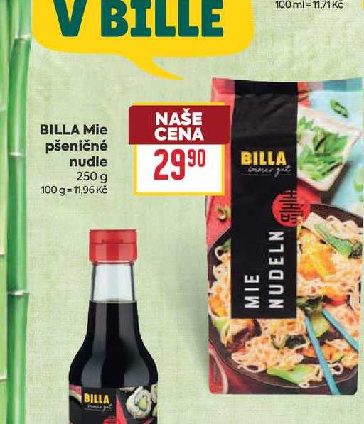 BILLA Mie pšeničné nudle 250g