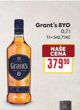 Grant's 8YO 0,7l