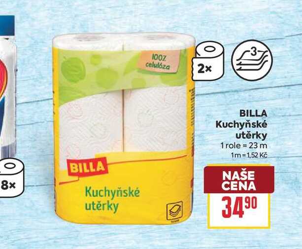 BILLA Kuchyňské utěrky