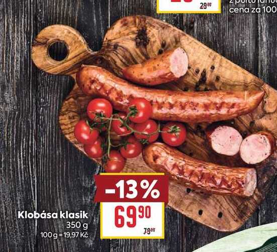 Klobása klasik 350 g 