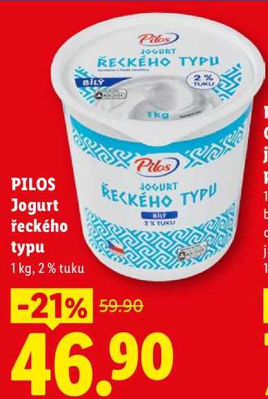 PILOS Jogurt řeckého typu, 1 kg