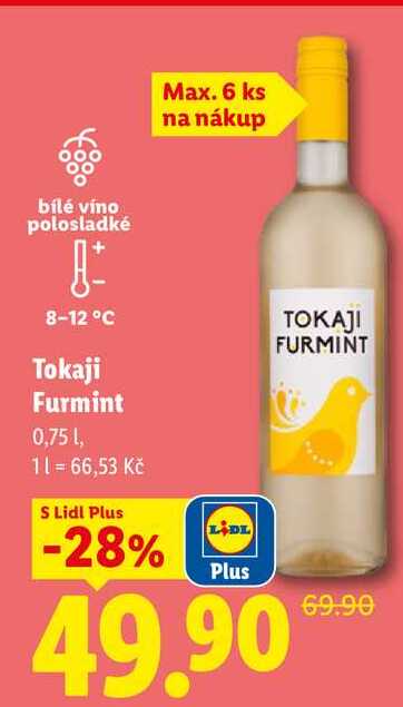Tokaji Furmint, 0,75 l