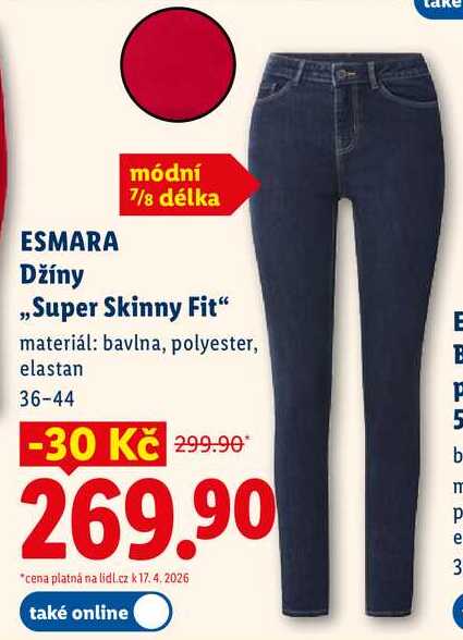ESMARA Džíny ,,Super Skinny Fit"