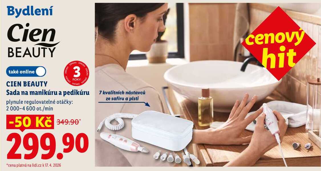 CIEN BEAUTY Sada na manikúru a pedikúru 