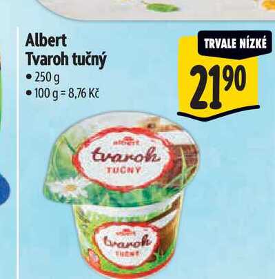Albert Tvaroh tučný 50 g 