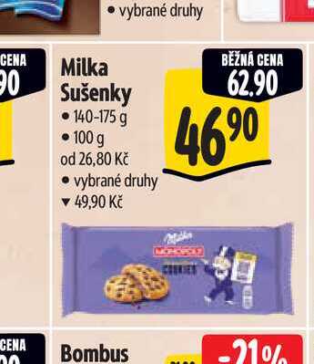   Milka Sušenky 140-175 g 