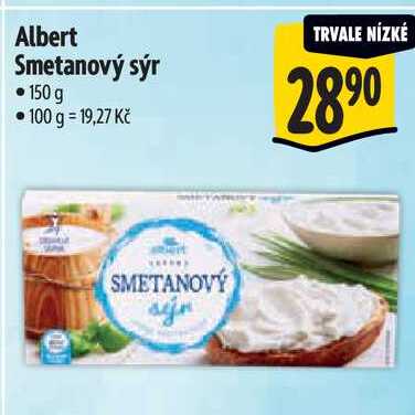 Albert Smetanový sýr, 150 g