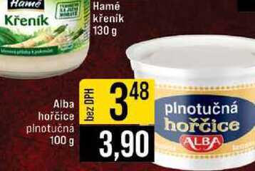Alba hořčice plnotučná 100 g
