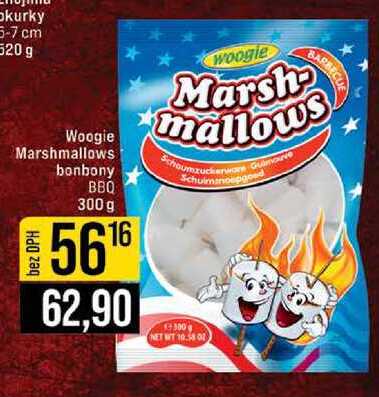Woogie Marshmallows bonbony BBQ 300g 