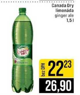 Canada Dry limonáda ginger ale 1,5l