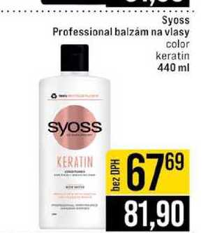 Syoss Professional balzám na vlasy color keratin 440 ml 