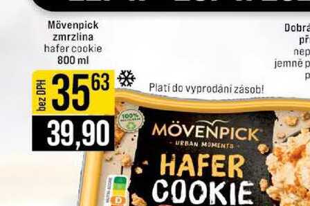 Mövenpick zmrzlina hafer cookie 800 ml 