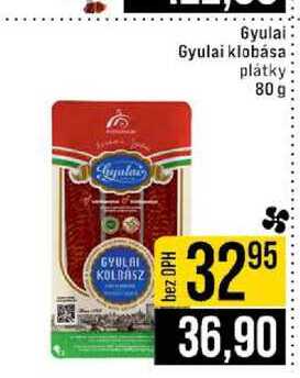 Gyulai Gyulai klobása plátky 80 g