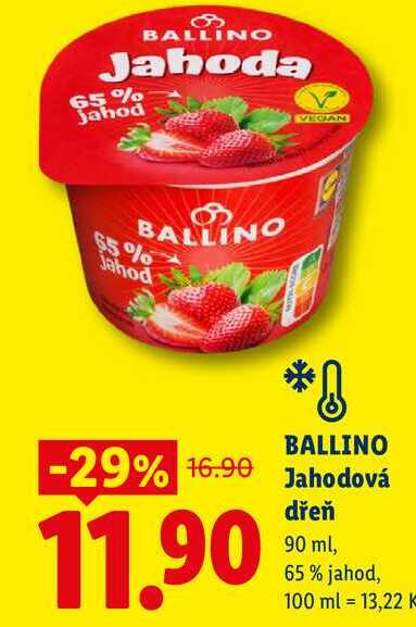 BALLINO Jahodová dřeň, 90 ml