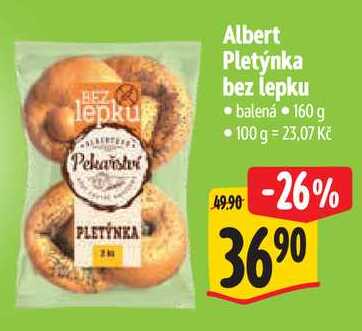 Albert Pletýnka bez lepku, 160 g