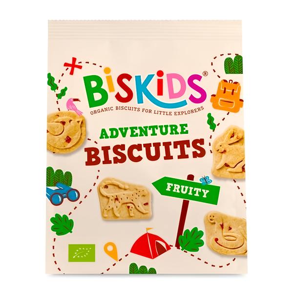 Biskids BIO Dětské celozrnné sušenky s kousky jablek bez přidaného cukru