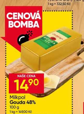 Milkpol Gouda 48% 100 g 
