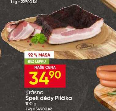 Krásno Špek dědy Pilčíka 100 g 