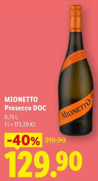 PROSECED MIONETTO Prosecco DOC 0,751, 