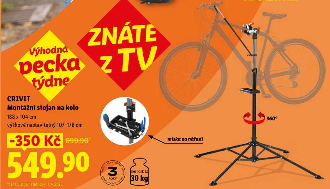 CRIVIT Montážní stojan na kolo